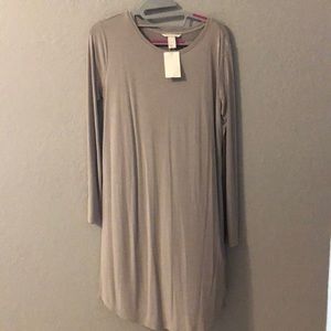 Long sleeved t-shirt dress